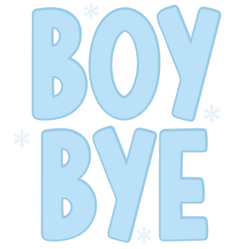 Winter Boy Bye emoji maker
