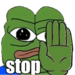Pepe Stop emoji