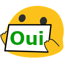 Blob Oui emoji