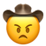Angry Cowboy emoji maker