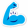 Biceps emoji maker