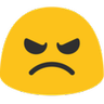 Blob Angry emoji maker