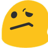 Blob Confused emoji maker