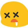 Blob Dead emoji maker