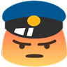 Blob Police Angry emoji maker