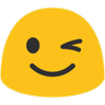 Blob Wink emoji maker