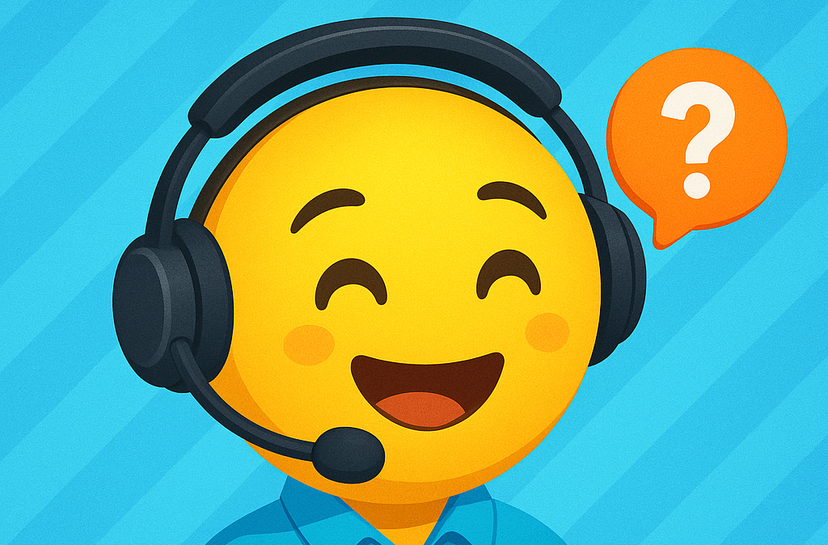 Customer support emojis