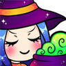 Bluehair Witch emoji maker