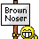 Brown Noser emoji maker