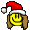 Brunette Xmas emoji maker