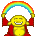 Buddha Rainbow emoji maker