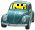 Car Blue emoji maker