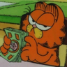 Cash Money Garfield emoji maker