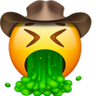 Cowboy Puke emoji maker