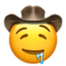 Drooling Cowboy emoji maker