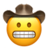 Grimacing Cowboy emoji maker