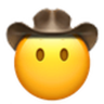 Mouthless Cowboy emoji maker
