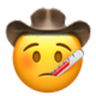 Sick Cowboy emoji maker