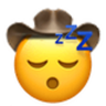 Sleeping Cowboy emoji maker