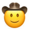 Slightly Smiling Cowboy emoji maker
