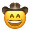 Smiling Cowboy emoji maker