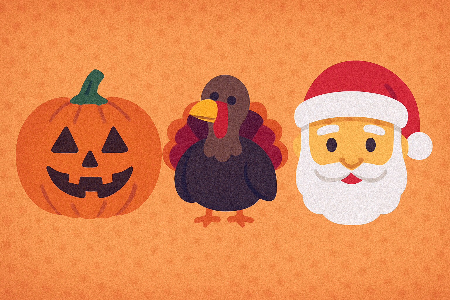 Seasonal emoji planning board