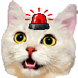 The generated attention-alert animated emoji