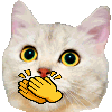 The generated clap-loop animated emoji