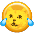 The generated crying-laughing static emoji PNG