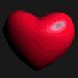 The generated heart-locket animated emoji GIF