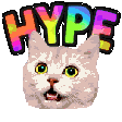 The generated hype-jam animated emoji GIF