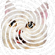 The generated hypnotize animated emoji GIF