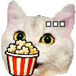 The generated popcorn-watch animated emoji