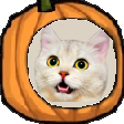 The generated pumpkin static emoji PNG