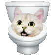 The generated toilet-spin animated emoji