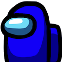 Among Us Blue emoji maker
