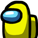 Among Us Yellow emoji maker