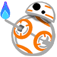 BB-8 Flame emoji maker