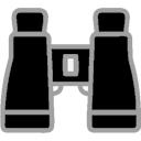 Binoculars emoji maker