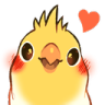 Birb Loveq emoji maker