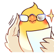 Birb Nerdq emoji maker