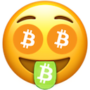 Bitcoin Mouth Face emoji maker