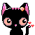 Black Kitty emoji