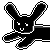 Black Rabbit emoji maker