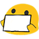 Blob Blank Sign emoji