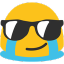 Blob Cool Sad emoji