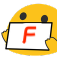 Blob F emoji