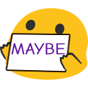 Blob Maybe emoji