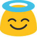 Blob Angel emoji
