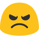 Blob Angry emoji
